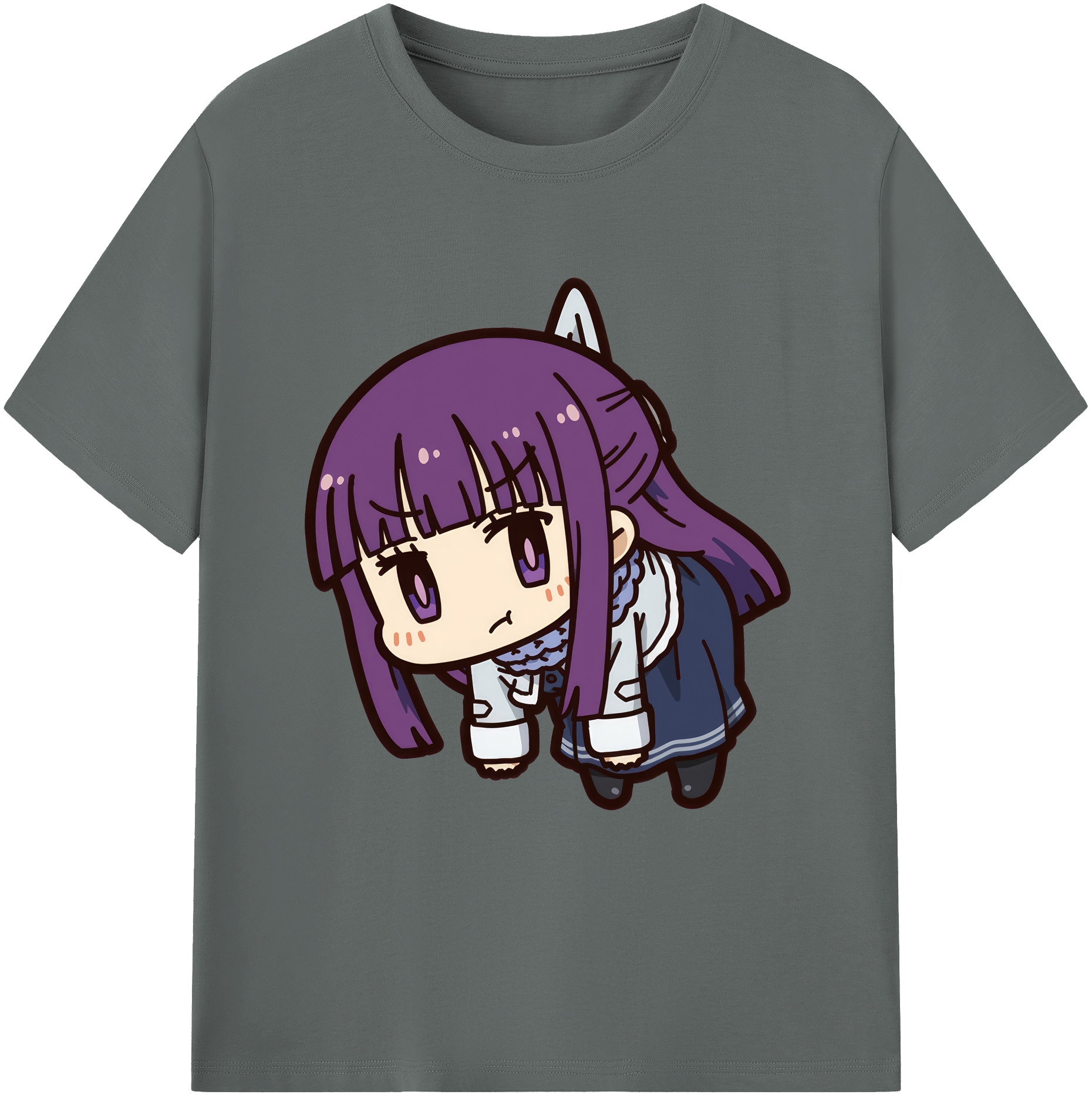 （画像用） 葬送のフリーレン Frieren 綿100％ メンズ半袖Tシャツ｜肌触りやわらか＆通気性